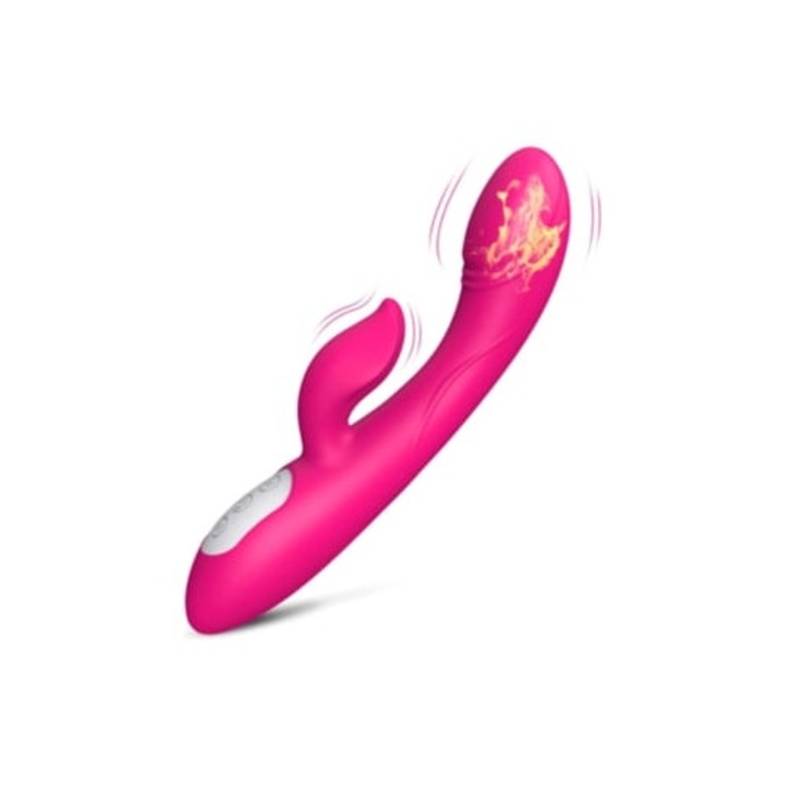 Вибратор заек G-точка с заешки уши, водоустойчив клиторен стимулатор, 12 режима на вибрация