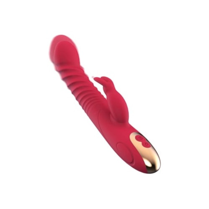 Вибратор тип зайче, розов