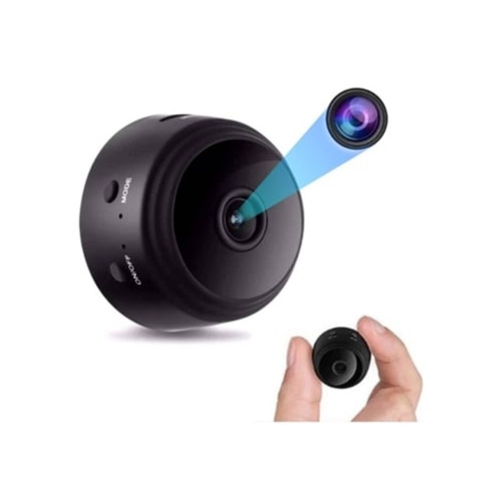 Camera ascunsa wireless Full HD 1080p, neagra
