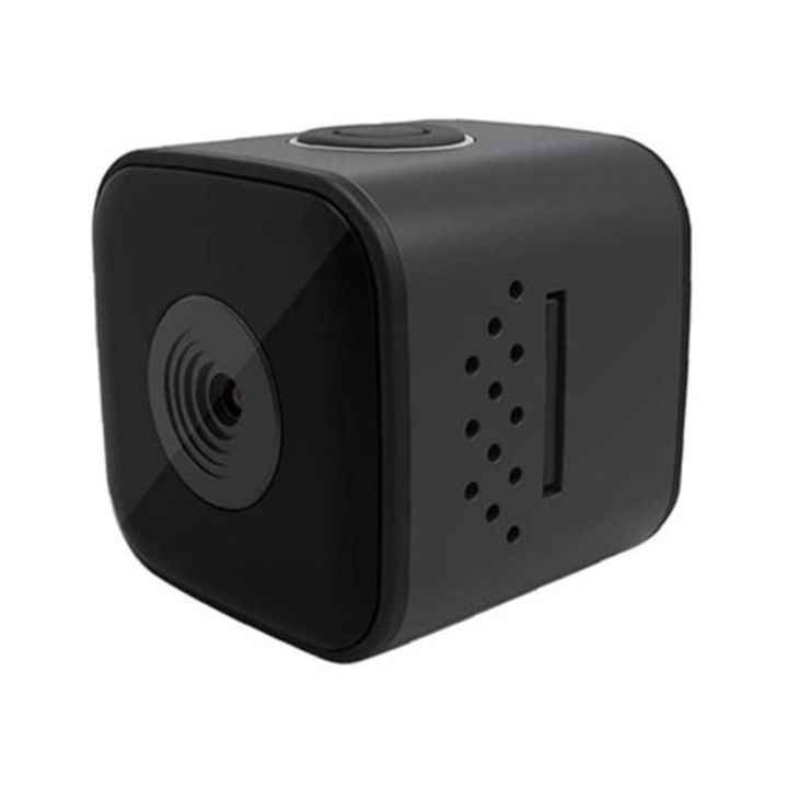 Камера видео спорт Bestvite SQ28, водоустойчива, нощно виждане, 1080P HD, черна