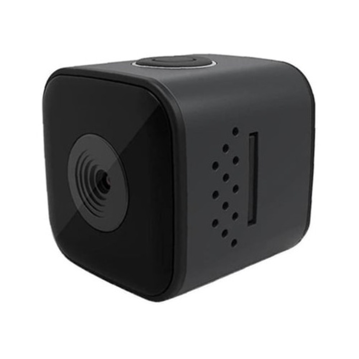 Камера видео спорт SQ28, преносима, водоустойчива, 1080P HD, нощно виждане, черна