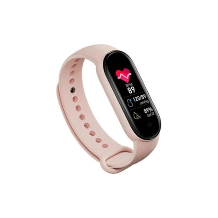 Bratara fitness 115 Plus, monitorizare ritm cardiac si tensiune arteriala, Bluetooth, culoare neagra