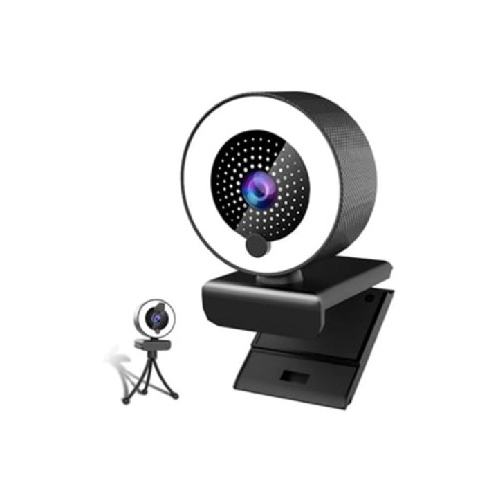 Webkamera 1080p HD mikrofonnal, plug-and-play, PC-hez, Mac-hez, laptopokhoz