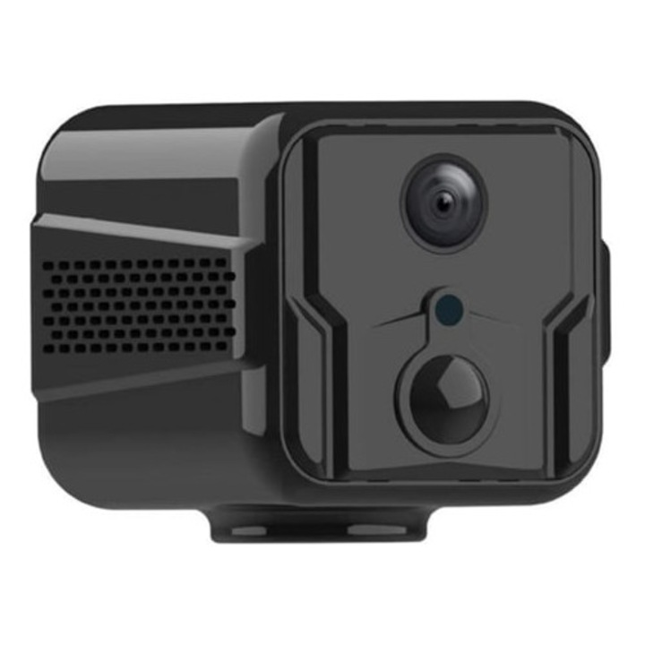 Camera spion WiFi ascunsa mini, HD 1080p, neagra