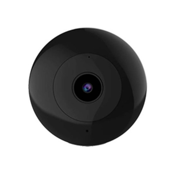 Mini WiFi kémkamera, HD, éjjellátó, mozgásérzékelő, fekete
