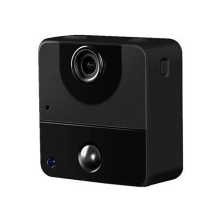 Camera spion mini 1080p HD, viziune nocturna, detectie miscare, portabila, neagra