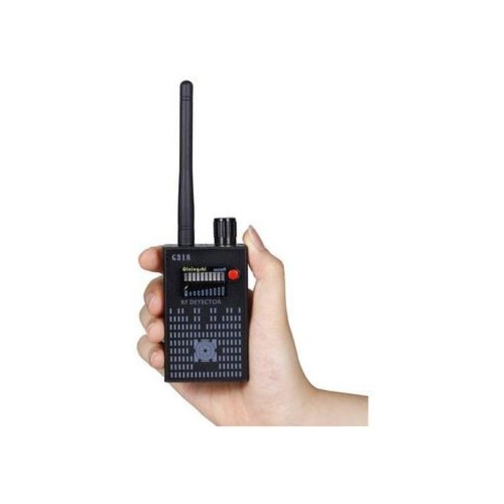Detector RF G318, dispozitiv spionaj, negru