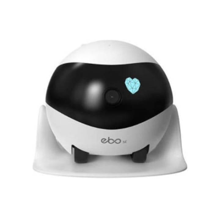 Мобилна камера за наблюдение Ebo SE 1080p, бяла, с двупосочно аудио