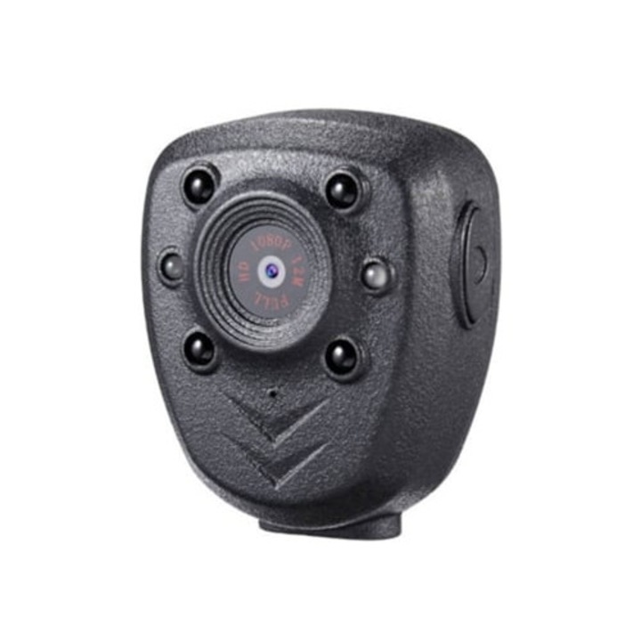 Camera spion ascunsa Full HD 1080p cu viziune nocturna, neagra