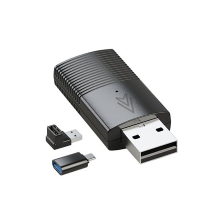 Adaptor wireless Android Auto, Plug and Play, convertor de la cablu la wireless