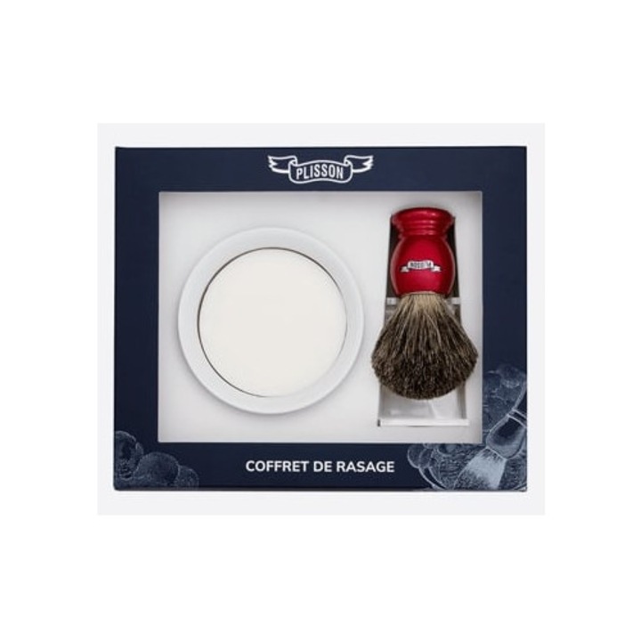 Set de inceput pentru barbierit, PLISSON, accesorii aparate de ras clasice