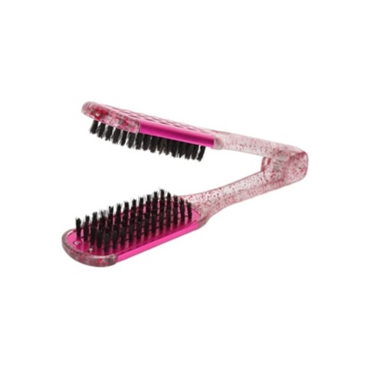 Kétoldalas hajvasaló, sima stílus, 25x5 cm