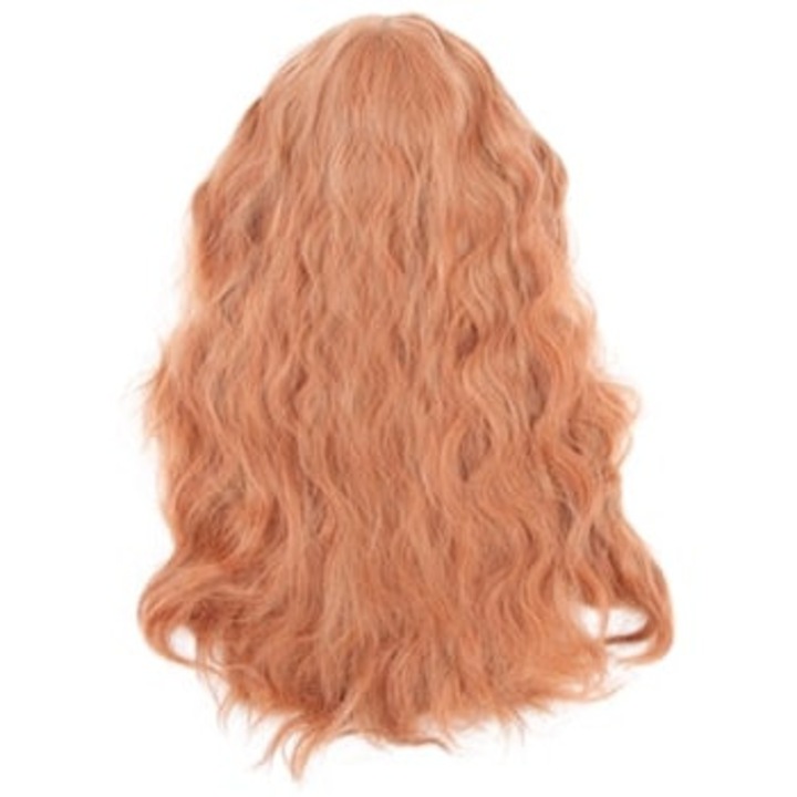 Peruca sintetica, fire de inalta temperatura, bucle fashion, culoare variata