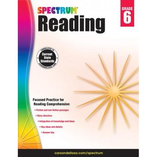 Spectrum Reading Workbook, Grade 6, Spectrum (Compiled by)