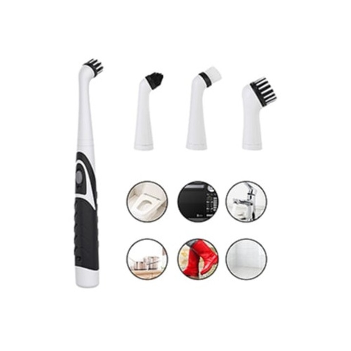 Perie motorizata pentru curatare eficienta, design ergonomic, multicolor