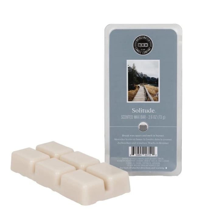 Ароматна свещ Solitude Bridgewater Candle, бергамот и жасмин, 10x10см