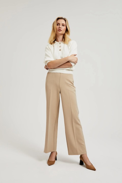 Pantaloni Eleganti Bej, Bej