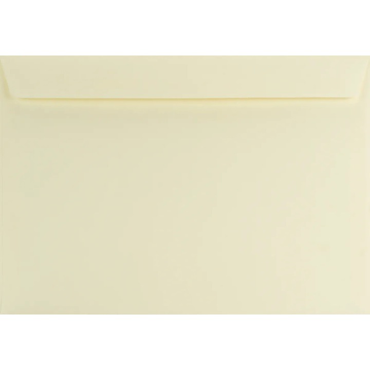 Set de plicuri decorative, Netuno, Arena, Neted, C4, 22.9 x 32.4 cm, 120g/m2, Crem Ivory, Ideal pentru Documente A4 si Corespondenta, 50 buc