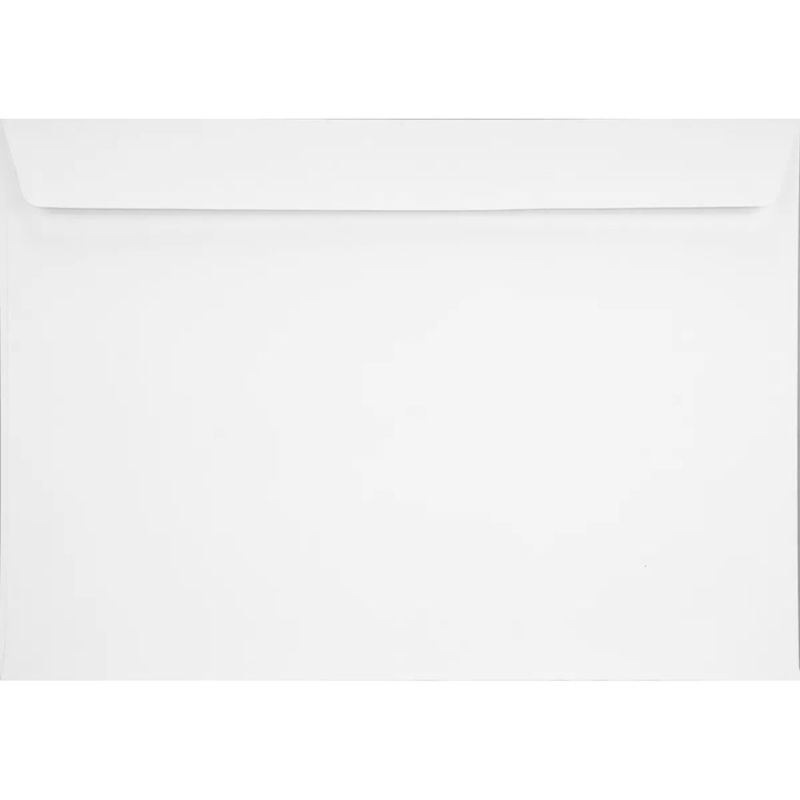 Комплект декоративни пликове, Нептун, Амбър, Гладък, C4, 22.9 x 32.4 см, 120 гр/м2, Бял, Идеален за А4 документи и кореспонденция, 50 броя