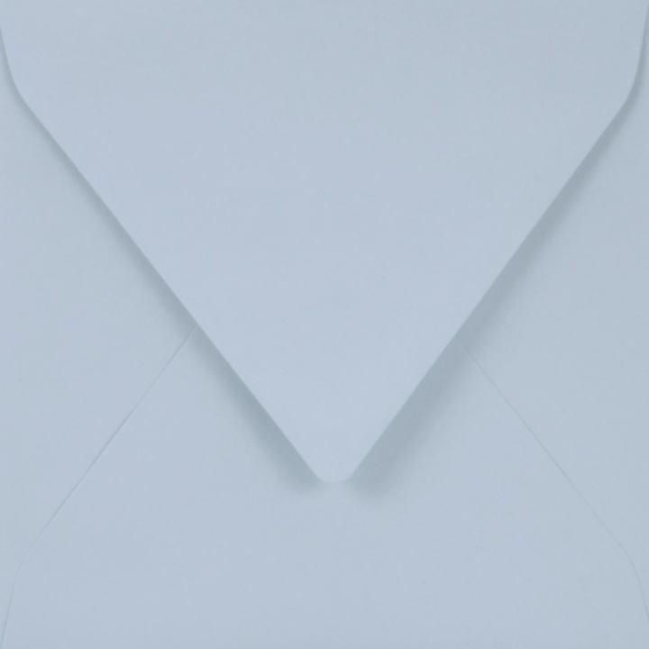 Комплект декоративни квадратни пликове, Нептун, Малмеро, Гладък, Екологичен, К4, 17 x 17 см, 120 гр/м2, Светлосин Азур, Идеални за покани, 25 бр.