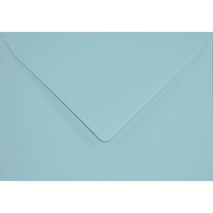 Комплект декоративни пликове, Netuno, Sirio Color, Гладък, B6, 12.5 x 17.5 см, 115 гр/м2, Светлосин Celeste, Идеален за покани и кореспонденция, 25 бр