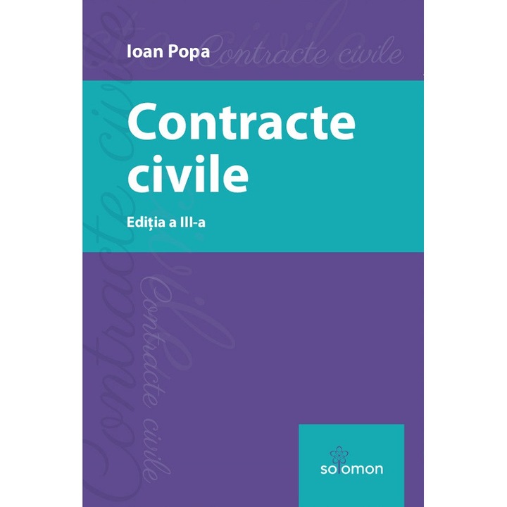 Contracte Civile Ed.3 - Ioan Popa