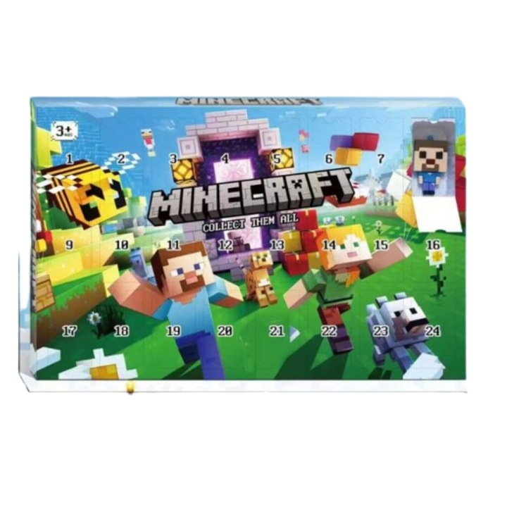 Set 24 figurine advent minecraft&my world VICTINY® 3 cm