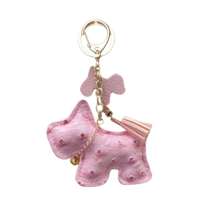 Ключодържател, Карла, Телега, розов, Един размер