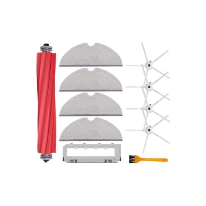 Set 11 piese pentru aspirator Xiaomi Roborock T8, perie principala, carpa, perie laterala