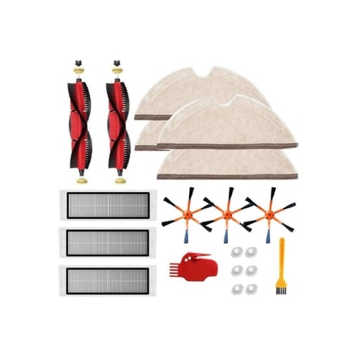 Set 20 piese accesorii curatare pentru aspiratoare Xiaomi Roborock S6 S60 S65 S5 Max T6