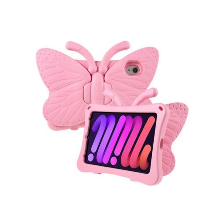 Husa tableta compatibila cu iPad Mini (2021), roz