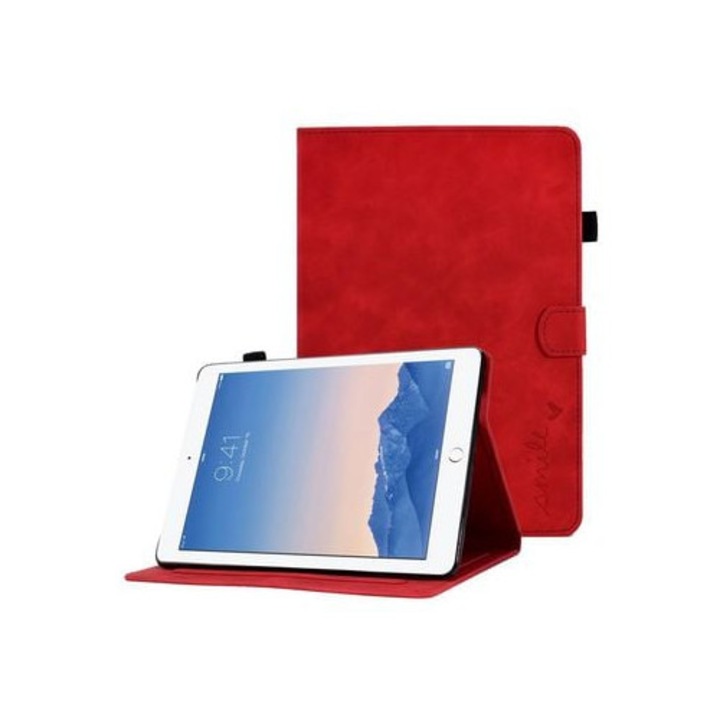 Калъф за таблет за iPad Air 2013/Air 2/9.7'' 2017/2018, червен