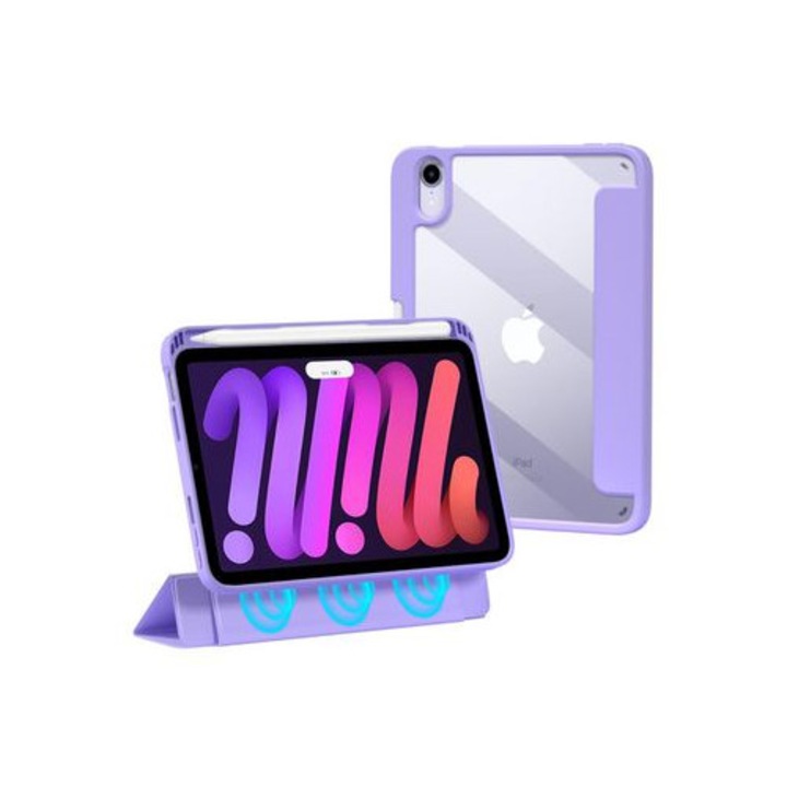 Husa tableta compatibila cu iPad Mini (2021), violet