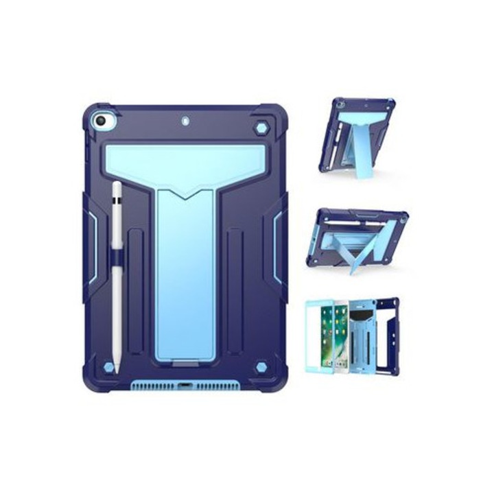 Husa tableta pentru iPad 10.2, albastra