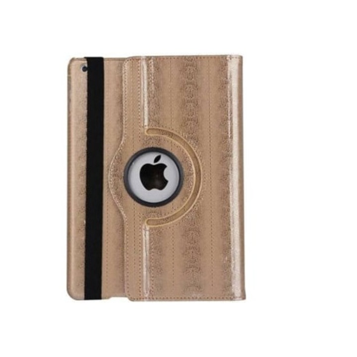 Ротационен калъф за таблет 360° (iPad 5 - 9.7'' - златист)