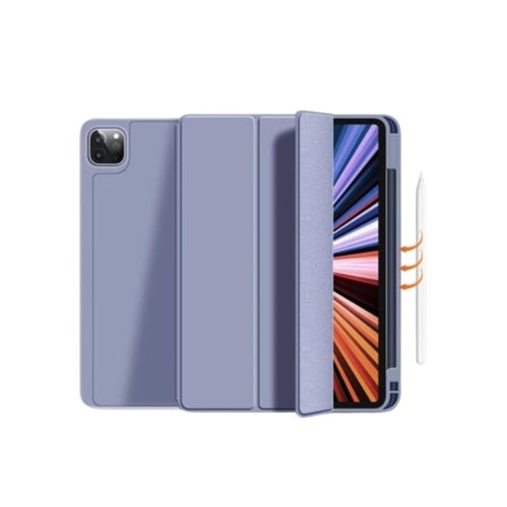 Husa tableta pentru iPad 10.2 2020, cu suport pentru Apple Pencil, lavanda