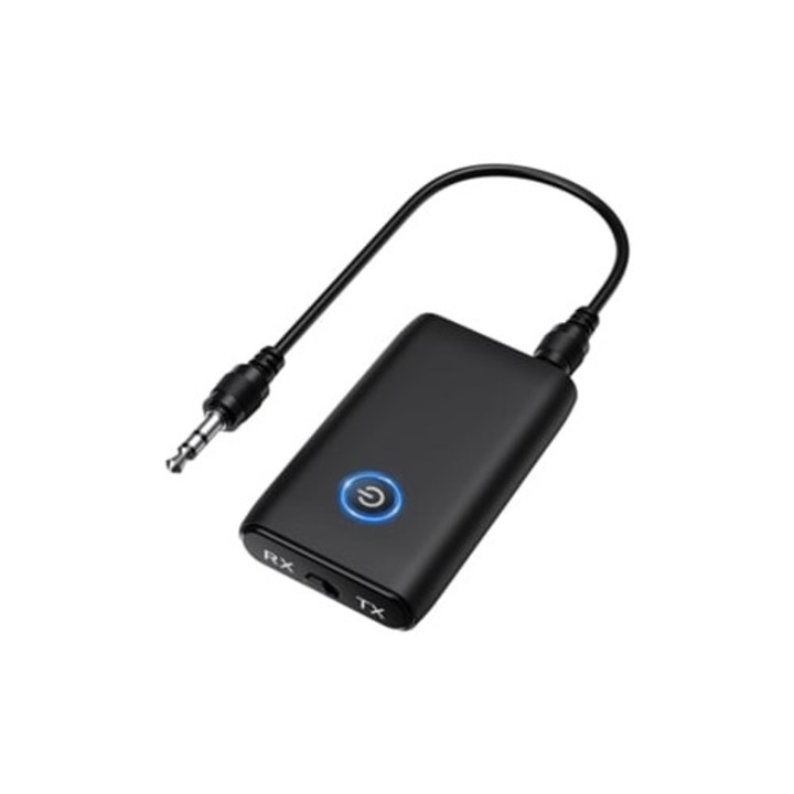 Bluetooth 5.0 adó és vevő, 2 az 1-ben vezeték nélküli adapter otthoni sztereó hanghoz