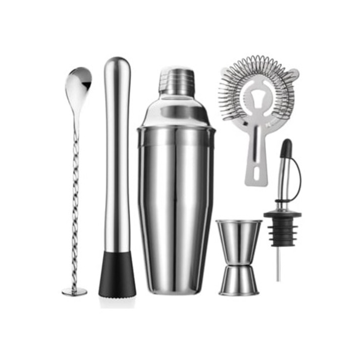 Set de 6 shaker-e pentru cocktailuri 750ml, inox