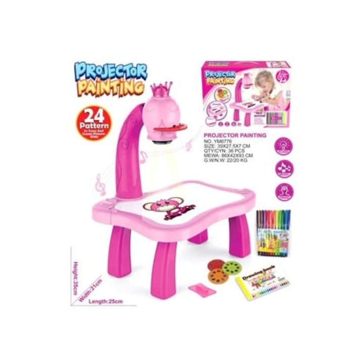 Set de pictura si desen, masa de desen, multicolor, S