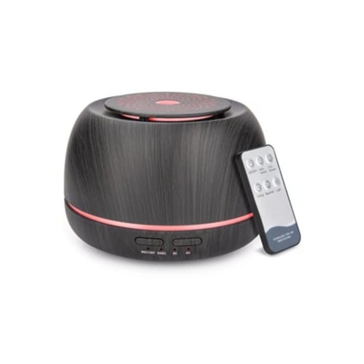 GERTIZ 300 ml párásító illóolaj diffúzorral és színes LED fényekkel