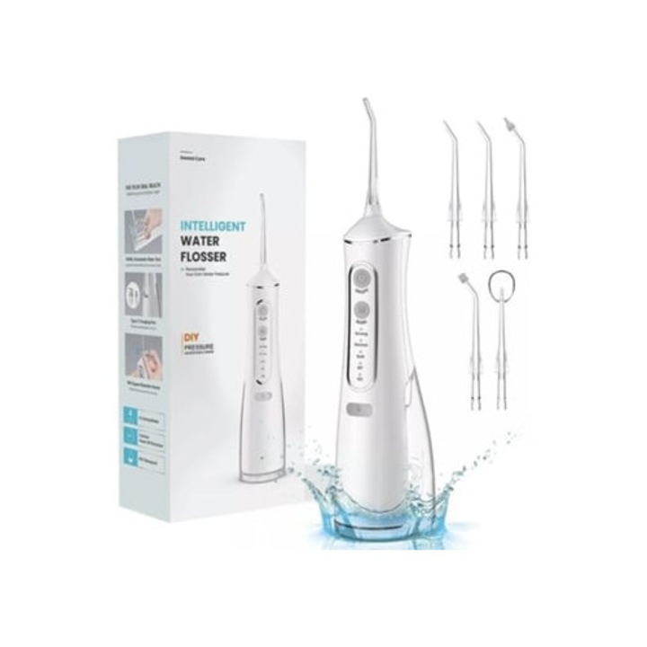 Gertiz vezeték nélküli szájzuhany, 4 üzemmód, 5 fúvóka