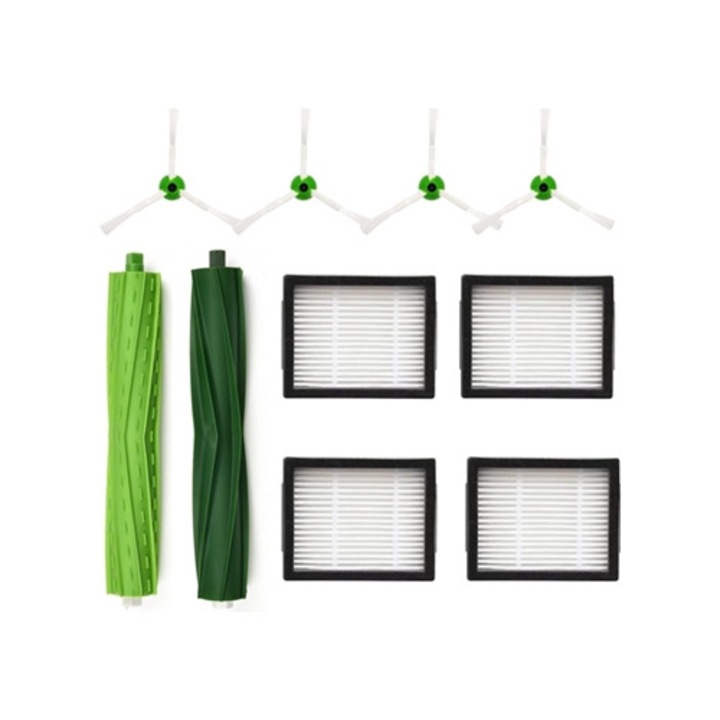 Piese de schimb pentru aspirator Irobot Roomba I&E, set perii si filtre