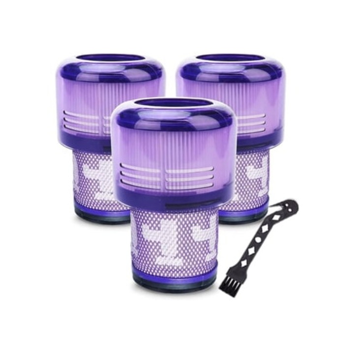 Set 3 filtre Hepa pentru aspirator Dyson V11, compatibile cu V11 Torque Drive si V11 Animal