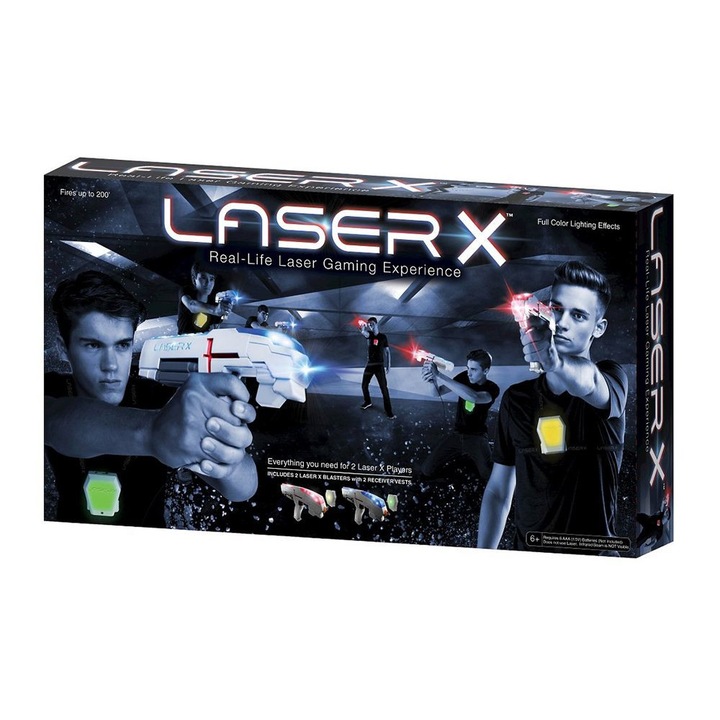 Set Jucarie Blaster Laser X Dublu