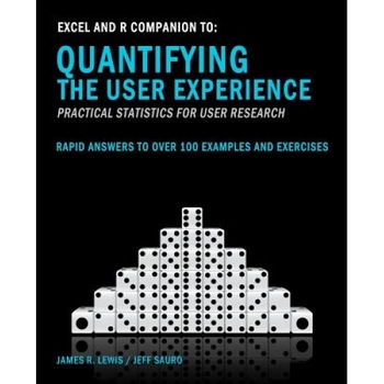 Excel and R Companion to Quantifying the User Experience: Rapid Answers to Over 100 Examples and Exercises - James R. Lewis Phd (Author) Excel and R Companion to Quantifying the User Experience: Rapid Answers to Over 100 Examples and Exercises - James R. Lewis Phd (Author)