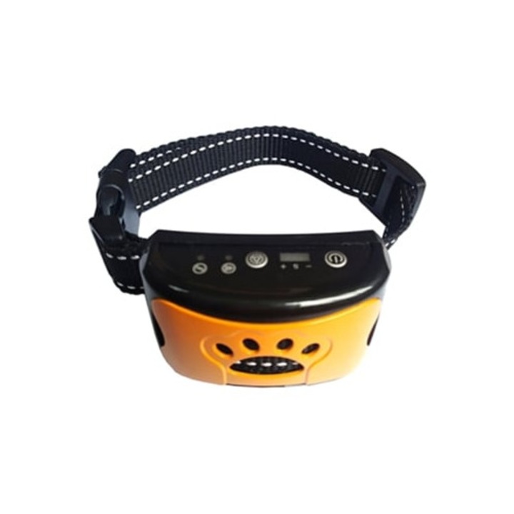 Zgarda electronica pentru caini, model anti-latrat, reincarcabila