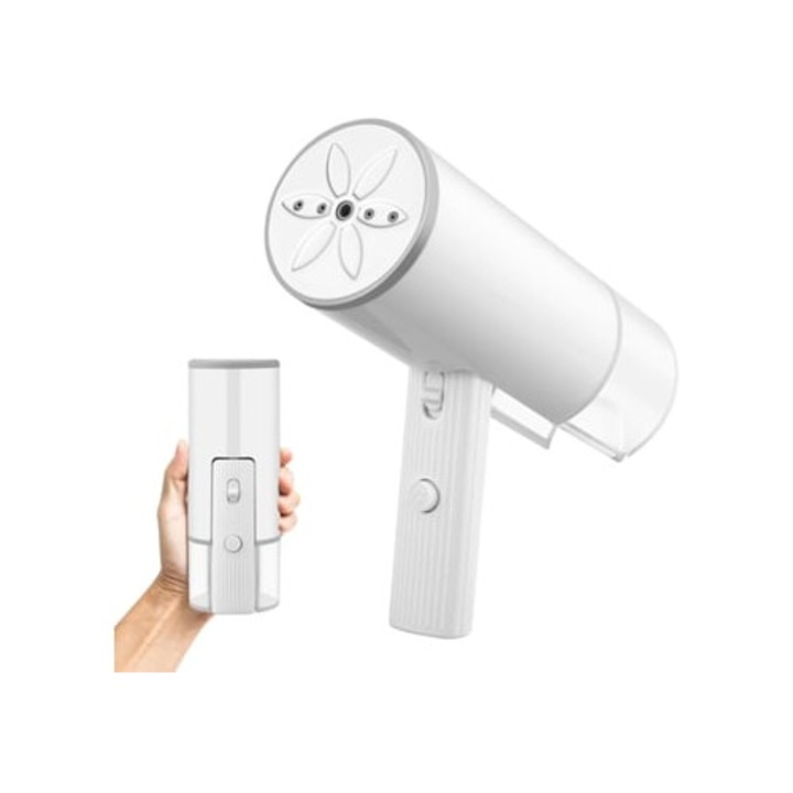 Fier de calcat portabil 2 in 1, Gertiz, incalzire rapida 20 secunde, pliabil