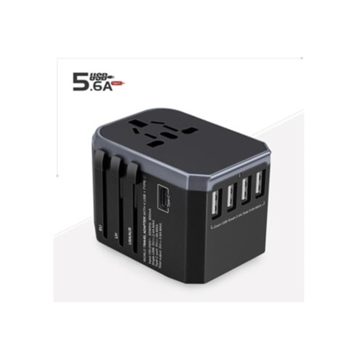 Adaptor multifunctional GERTIZ, gri