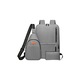 Rucsac laptop, pentru barbati, set 3 piese, gri