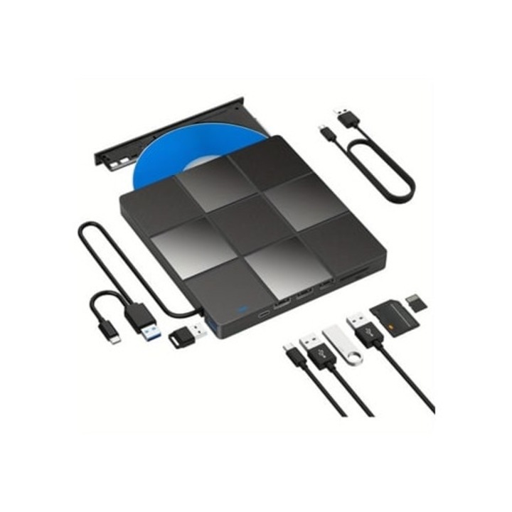 Unitate optica externa, DVD Drive, USB 3.0, portabil